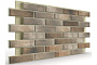 Термопанель на пенополиуретане (ППУ) с клинкерной плиткой BestPoint Loft Brick Pepper 1166*616*65 мм
