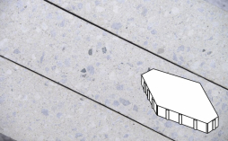 Плитка тротуарная Готика, City Granite FINO, Зарядье Б.6.Ш.10, Мансуровский, 600*400*100 мм