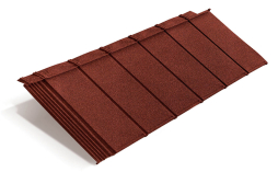 Композитная черепица рядовая Metrotile IPanel Red