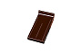 Клинкерный завершающий водоотлив Terca Dark brown shine, 215*105*30 мм