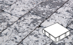 Плитка тротуарная Готика, Granite FINERRO, Квадрат В.1.К.10/Г.1.К.10 без фаски, Диорит, 150*150*100 мм