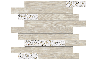 Мозаика Estima Muretto Kraft Wood KW00/CM00, 350*300*10 мм