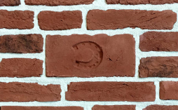 Декоративный камень с клеймом Redstone Царский кирпич, CA-63/D, 255*120 мм