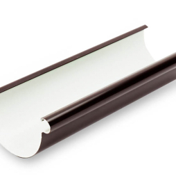 Желоб водосточный Galeco для системы PVC D 130/100 мм, RAL 8019, 4 м