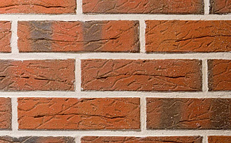 Кирпич облицовочный Terca Red flame F2F редуцированный с песком, 250*85*65 мм