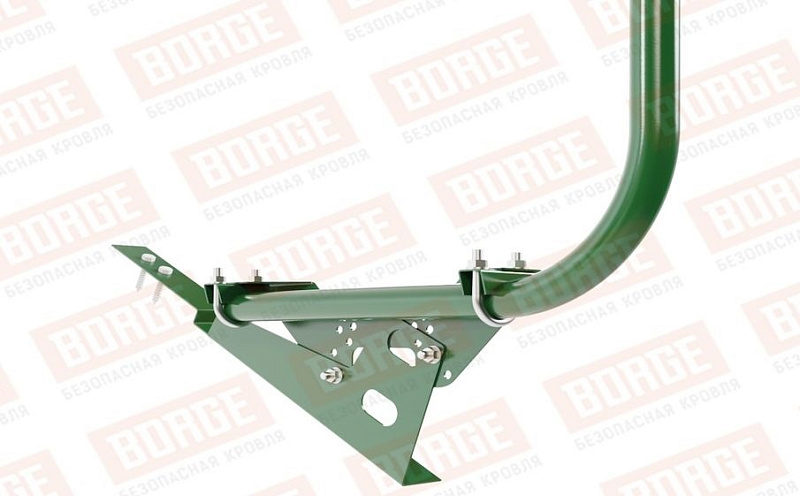 Кровельное ограждение Borge для черепичной кровли оцинкованное RAL 6002, 300*120 см