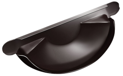 Заглушка торцевая Grand Line Rooftop dRain PU RAL 8017 шоколад