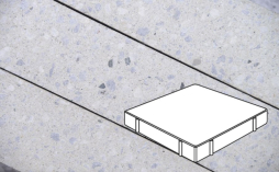 Плитка тротуарная Готика, City Granite FINO, Квадрат Б.6.К.10, Мансуровский, 600*600*100 мм