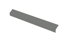 Карнизная планка (капельник) BRAAS темно-серая, 2000 мм