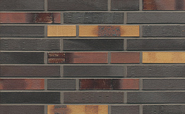 Кирпич клинкерный Muhr 40 Kobalt Spezial geflammt гладкий, 290*90*52 мм