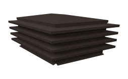 Дымник на трубу Grand Line елка 750*490 мм Satin Matt RR 32