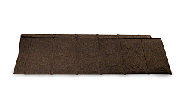 Композитная черепица рядовая Metrotile ISlate Ironbark