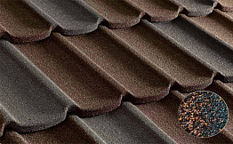 Композитная черепица рядовая Metrotile Mistral Coffee grey