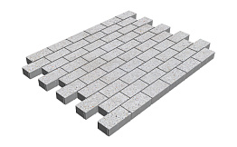 Плитка тротуарная SteinRus Прямоугольник Б.6.П.6, Backwash, Эльтон, 200*100*60 мм