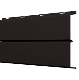 Софит Grand Line ЭкоБрус без перфорации 0,345, 0,5 Satin с пленкой RAL 9005