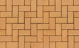 Клинкерная брусчатка Westerwaelder Klinker WK116G40 Design Gelb PK, 200*100*40 мм