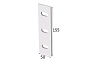 Термомост для кронштейнов HILTI Light VFH 2.0, MFT-ISO LH, 50*155*5 мм