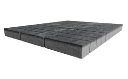 Плитка тротуарная SteinRus Ригель В.4.П.8 гладкая, ColorMix Актау, 300*100*80 мм