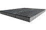 Плитка тротуарная SteinRus Ригель В.4.П.8 гладкая, ColorMix Актау, 300*100*80 мм