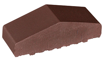 Клинкерный заборный элемент полнотелый King Klinker 03 Natural brown, 180/120*65*58 мм