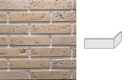 Угловой декоративный кирпич Redstone Light brick LB-23/U, 202*96*49 мм