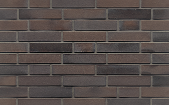 Кирпич клинкерный Muhr 33 A Schwarz-Braun гладкий, 240*115*52 мм