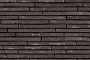 Кирпич ригельный Terca Lathi Wasserstrich Gesmoord-Spezial Zwart, 495*100*38 мм