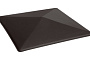Клинкерный заборный оголовок King Klinker 18 Volcanic Black, 445*585*106 мм