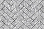 Плитка тротуарная Паркет Б.8.П.8 Стоунмикс белый с черным 360*80*80 мм