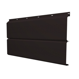 Софит Grand Line ЭкоБрус с перфорацией 0,345, 0,5 Satin Matt RAL 9005