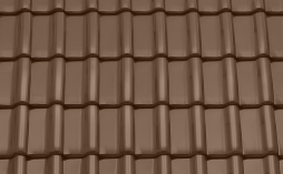 Керамическая черепица рядовая TONDACH Samba 11 (Sensaton 11), Brown engobe