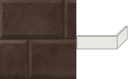 Облицовочный камень Leonardo Stone угловой элемент Рим 390/120*250*30 мм 910