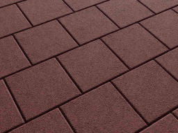 Плитка тротуарная Квадрат Б.2.К.6 гранит, красный, 200*200*60 мм