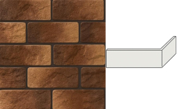 Облицовочный камень Leonardo Stone угловой элемент Монако 136/275*115*20 мм 345