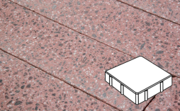 Плитка тротуарная Готика, Granite FINO, Квадрат В.1.К.10/Г.1.К.10 без фаски, Ладожский, 150*150*100 мм