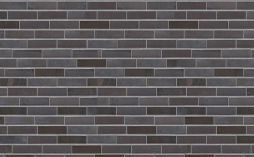 Клинкерная облицовочная плитка King Klinker King size для НФС, LF05 Black heart, 240*71*17 мм