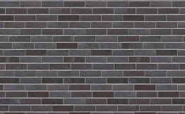 Клинкерная облицовочная плитка King Klinker King size для НФС, LF05 Black heart, 240*71*17 мм