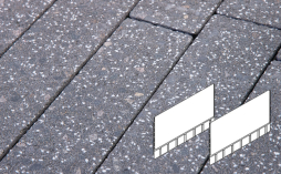 Плитка тротуарная Готика Granite FINERRO, Плита AI Б.7.Ф.8, Ильменит 700*500*80 мм