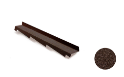Боковое примыкание левое Metrotile, Brown