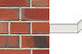 Клинкерная плитка угловая ручной формовки Feldhaus Klinker NF 14 W991 bacco ardor matiz 240*71*115*14 мм