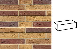 Кирпич клинкерный Muhr 19 Rubinbeige nuanciert гладкий, 290*60*52 мм