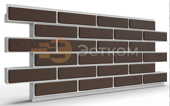 Термопанель на пенополистироле (ППС) с клинкерной плиткой BestPoint Classic Terra 1145*470*100 мм