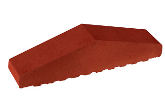 Клинкерный заборный элемент полнотелый King Klinker 06 Note of cinnamon, 310/250*65*78 мм