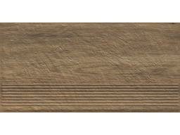 Клинкерная ступень с насечками Paradyz Carrizo, Wood, 600*300*8,5 мм