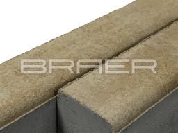 Тротуарный бордюр BRAER БР 100.20.8 Color Mix Миндаль, 1000*80*200 мм