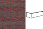 Клинкерная плитка угловая King Klinker Old Castle Street life HF32, 240*71*115*10 мм