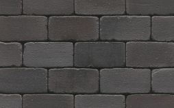 Клинкерная брусчатка Muhr №15SG, Schwarz-bunt edelglanz gerumpelt, 200*100*52 мм