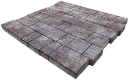 Плитка тротуарная SteinRus, Бельпассо А.23(М).Псм.4, Native, ColorMix Мокко, толщина 40 мм