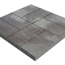 Плитка тротуарная SteinRus Парк Плейс Б.3.П.8, Валдай, Backwash, 600*300*80 мм