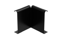 Внутренний угол Galeco HIDDEN к лицевой планке желоба, RAL 9005